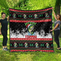 Fishing Christmas Merry Fishmas Quilt We Wish You A Merry Fishmas - Wonder Print Shop