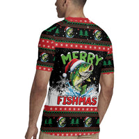 Fishing Christmas Merry Fishmas Rugby Jersey We Wish You A Merry Fishmas - Wonder Print Shop