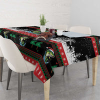 Fishing Christmas Merry Fishmas Tablecloth We Wish You A Merry Fishmas - Wonder Print Shop