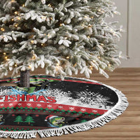 Fishing Christmas Merry Fishmas Tree Skirt We Wish You A Merry Fishmas - Wonder Print Shop