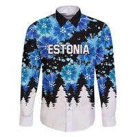 Estonia Independence Day Family Matching Short Sleeve Bodycon Dress and Hawaiian Shirt Cornflower Unique Style - Wonder Print Shop