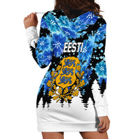 Estonia Independence Day Hoodie Dress Cornflower Unique Style - Wonder Print Shop