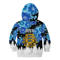 Estonia Independence Day Kid Hoodie Cornflower Unique Style - Wonder Print Shop