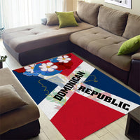 Dominican Republic Independence Day Area Rug Coat Of Arms Flag Style - Wonder Print Shop