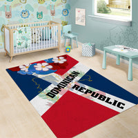 Dominican Republic Independence Day Area Rug Coat Of Arms Flag Style - Wonder Print Shop