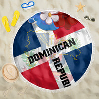Dominican Republic Independence Day Beach Blanket Coat Of Arms Flag Style - Wonder Print Shop