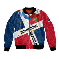 Dominican Republic Independence Day Bomber Jacket Coat Of Arms Flag Style - Wonder Print Shop