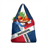 Dominican Republic Independence Day Grocery Bag Coat Of Arms Flag Style