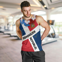 Dominican Republic Independence Day Men Tank Top Coat Of Arms Flag Style - Wonder Print Shop