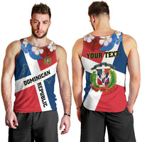 Dominican Republic Independence Day Men Tank Top Coat Of Arms Flag Style - Wonder Print Shop
