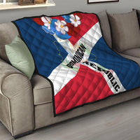 Dominican Republic Independence Day Quilt Coat Of Arms Flag Style - Wonder Print Shop
