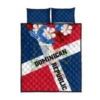 Dominican Republic Independence Day Quilt Bed Set Coat Of Arms Flag Style - Wonder Print Shop