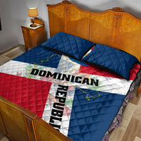 Dominican Republic Independence Day Quilt Bed Set Coat Of Arms Flag Style - Wonder Print Shop