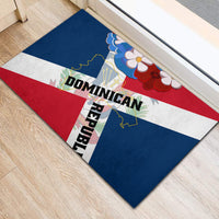 Dominican Republic Independence Day Rubber Doormat Coat Of Arms Flag Style - Wonder Print Shop
