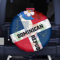 Dominican Republic Independence Day Spare Tire Cover Coat Of Arms Flag Style - Wonder Print Shop