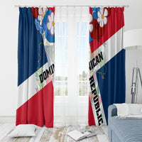 Dominican Republic Independence Day Window Curtain Coat Of Arms Flag Style - Wonder Print Shop