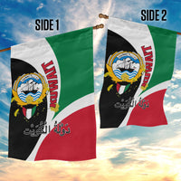 Kuwait National Day Garden Flag Kuwayt Coat Of Arms Arfaj Flower - Wonder Print Shop