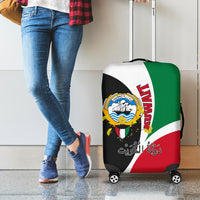 Kuwait National Day Luggage Cover Kuwayt Coat Of Arms Arfaj Flower - Wonder Print Shop