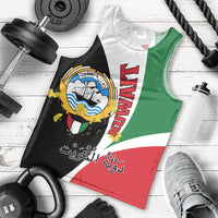 Kuwait National Day Men Tank Top Kuwayt Coat Of Arms Arfaj Flower - Wonder Print Shop