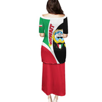 Kuwait National Day Puletasi Kuwayt Coat Of Arms Arfaj Flower - Wonder Print Shop
