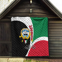 Kuwait National Day Quilt Kuwayt Coat Of Arms Arfaj Flower - Wonder Print Shop