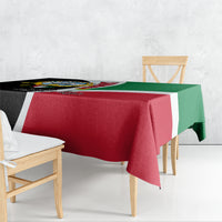 Kuwait National Day Tablecloth Kuwayt Coat Of Arms Arfaj Flower - Wonder Print Shop