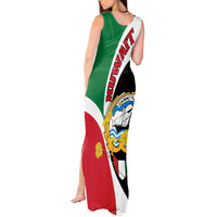 Kuwait National Day Tank Maxi Dress Kuwayt Coat Of Arms Arfaj Flower - Wonder Print Shop