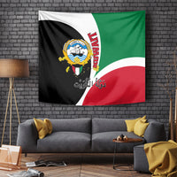 Kuwait National Day Tapestry Kuwayt Coat Of Arms Arfaj Flower - Wonder Print Shop