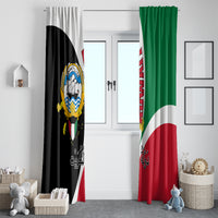 Kuwait National Day Window Curtain Kuwayt Coat Of Arms Arfaj Flower - Wonder Print Shop