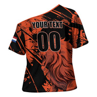 Custom Nederlands 2026 World Football Cross Shoulder Shirt Hup Holland Hup Lions - Wonder Print Shop