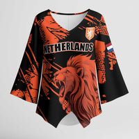 Custom Nederlands 2026 World Football Kimono Sleeve Blouse Hup Holland Hup Lions - Wonder Print Shop