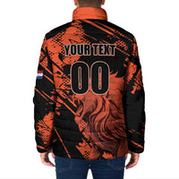 Custom Nederlands 2026 World Football Padded Jacket Hup Holland Hup Lions - Wonder Print Shop