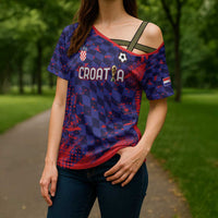 Custom Croatia 2026 World Football Cross Shoulder Shirt Hrvatska Vatreni - Wonder Print Shop