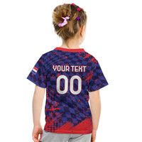 Custom Croatia 2026 World Football Kid T Shirt Hrvatska Vatreni - Wonder Print Shop