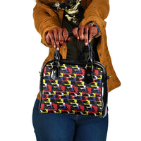 Haiti Map Camouflage Colorful Shoulder Handbag - Wonder Print Shop