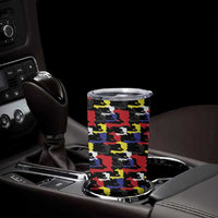 Haiti Map Camouflage Colorful Tumbler Cup - Wonder Print Shop