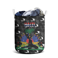 Haiti Map Camouflage Laundry Basket Unique Style - Wonder Print Shop