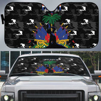 Haiti Map Camouflage Auto Sun Shade Unique Style - Wonder Print Shop