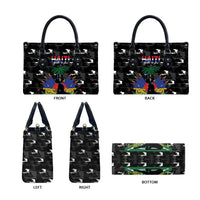 Haiti Map Camouflage Leather Bag Unique Style - Wonder Print Shop