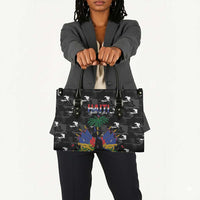 Haiti Map Camouflage Leather Bag Unique Style - Wonder Print Shop