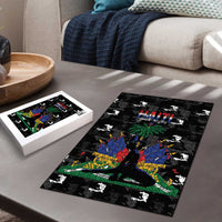 Haiti Map Camouflage Puzzle Unique Style - Wonder Print Shop