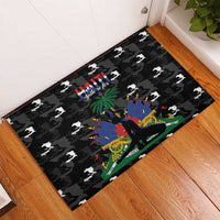 Haiti Map Camouflage Rubber Doormat Unique Style - Wonder Print Shop