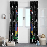 Haiti Map Camouflage Window Curtain Unique Style - Wonder Print Shop