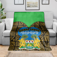 Sierra Leone Independence Day 2024 Blanket Happy 63rd Anniversary African Pattern