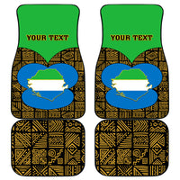 Sierra Leone Independence Day 2024 Car Mats Happy 63rd Anniversary African Pattern - Wonder Print Shop