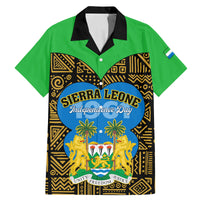 Sierra Leone Independence Day 2024 Family Matching Mermaid Dress and Hawaiian Shirt Happy 63rd Anniversary African Pattern - Wonder Print Shop
