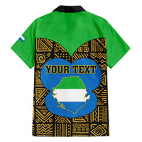 Sierra Leone Independence Day 2024 Family Matching Tank Maxi Dress and Hawaiian Shirt Happy 63rd Anniversary African Pattern - Wonder Print Shop