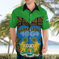 Sierra Leone Independence Day 2024 Hawaiian Shirt Happy 63rd Anniversary African Pattern - Wonder Print Shop