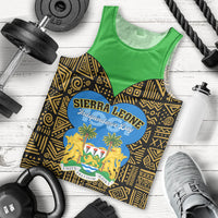 Sierra Leone Independence Day 2024 Men Tank Top Happy 63rd Anniversary African Pattern - Wonder Print Shop