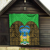 Sierra Leone Independence Day 2024 Quilt Happy 63rd Anniversary African Pattern - Wonder Print Shop